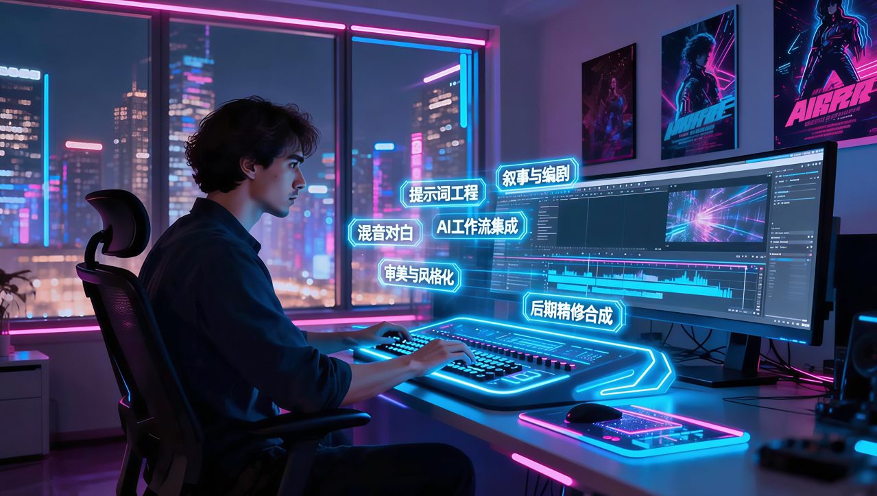 AI 制作视频 封面